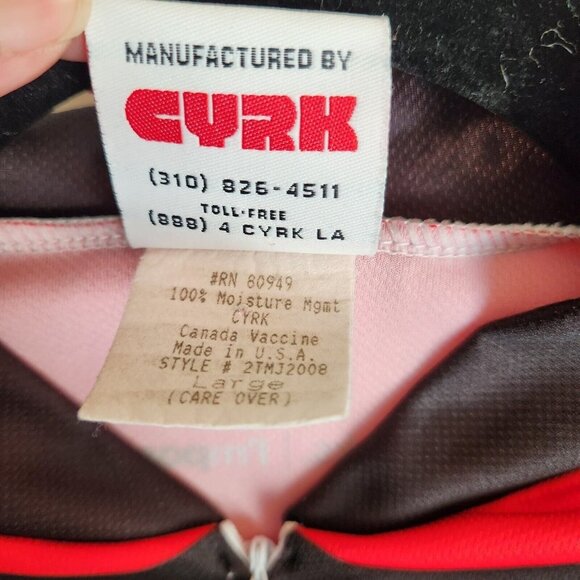 Vintage Mens Canada Us Aids Vaccine Ride Cycle Jersey Size Large 2001 - Picture 3 of 13